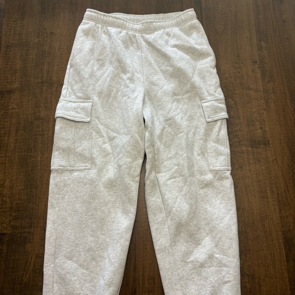 Tuff Athletics Women’s Cargo Joggers NWOT Light Grey Soft Lounge Pants Size M - Picture 6 of 16